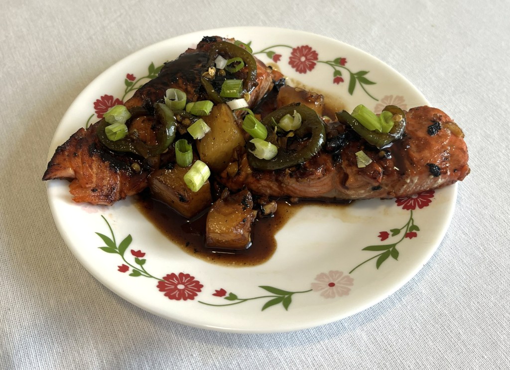 Angie’s Honey Jalapeño Pineapple&nbsp;Salmon